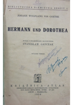 Hermann und Dorothea, 1928 r.