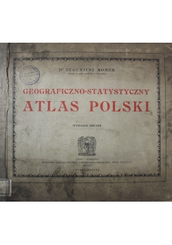 Geograficzno-Statystyczny Atlas Polski 1921 r.