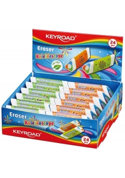 Gumka uniwersalna KEYROAD Kaleidoscope Display 24 sztuki