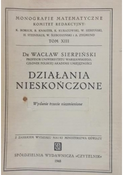 Działania nieskończone , 1948 r.