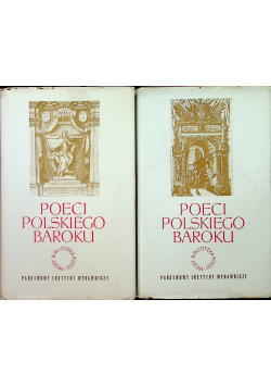 Poeci polskiego baroku 2 tomy
