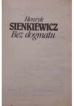 Bez dogmatu, 1949r.