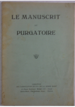 Le manuscrit du purgatoire, 1920r