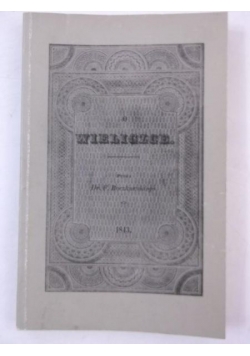 O wieliczce, reprint z 1843 r.