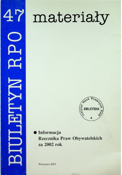 Biuletyn RPO 47