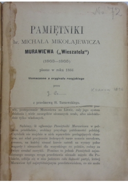 Pamiętnik ,1866r.