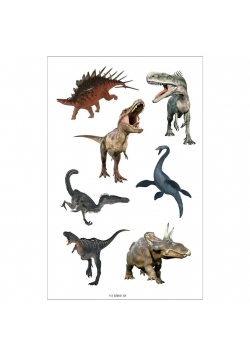 Naklejki A ozdobne Dinozaury II