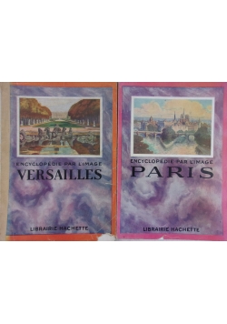Encyclopedie par limage Paris, zestaw 2 książek