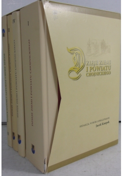 Dzieje ziemi i powiatu Chojnickiego, zestaw 4 książek
