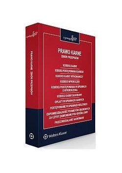 Prawo karne. Zbiór przepisów. KK, KKW, KW, KPWSOW