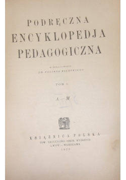 Podręczna encyklopedia pedagogiczna, 1923 r.