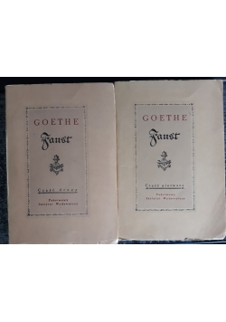 Fanst, tom 1 i 2