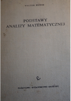 Podstawy analizy matematycznej