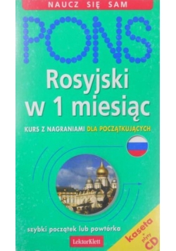 Rosyjski w 1 miesiąc + kaseta i płyta CD