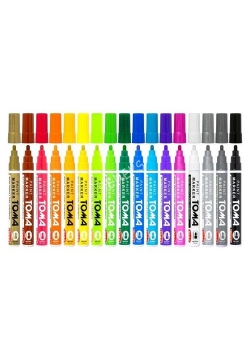 Marker olejowy display mix kolorów 20 sztuk
