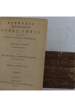 Opera Omnia, zestaw 5 książek  1829 r.