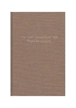The 1007 Anonymous and Papal Sovereignty