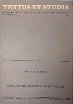 Textus et Studia, Vol XXII ,2