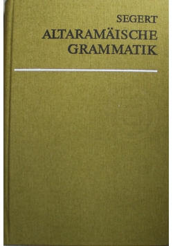 Altaramaische Gramatik
