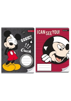 Zeszyt A5 w kratkę 32 kartki Minnie&Mickey 10 sztuk