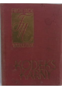 Kodeks karny, 1932 r.