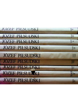 Piłsudski Pisma Zbiorowe Reprint 1937 r 9 tomów