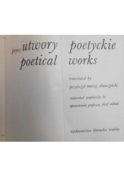 Utwory poetyckie (Poetical works)