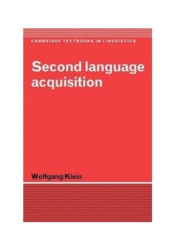 Second Language Acquisition