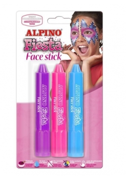 Kredki do makijażu w sztyfcie 3 kolory Girl ALPINO