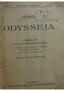 Odysseja, 1924 r.