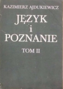 Język i Poznanie Tom III