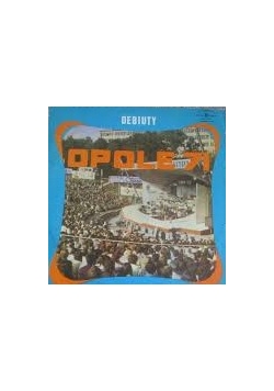 Debiuty Opole 71, płyta winylowa
