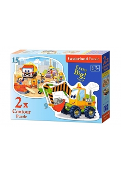 Puzzle x 2 Kontur - Roboty budowlane CASTOR