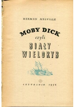 Moby Dick Biały Wieloryb