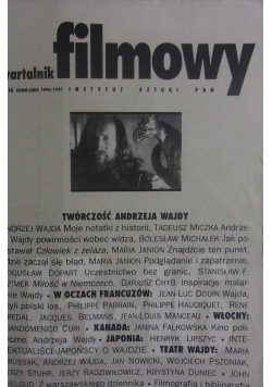 Kwartalnik filmowy Nr 15 do 16