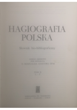 Hagiografia Polska Tom II