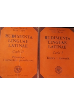 Rudimenta Linguae Latinae , część 1 i 2