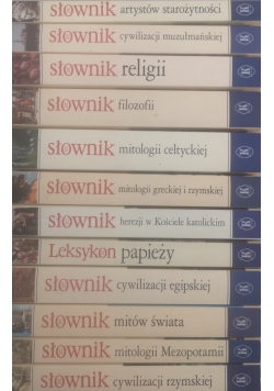 Słowniki encyklopedyczne.Zestaw 12 książek