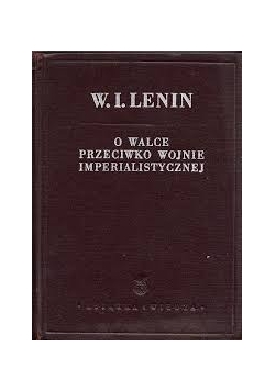 O walce przeciwko wojnie imperialistycznej