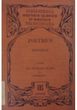 Polybii Historiae,1904r.