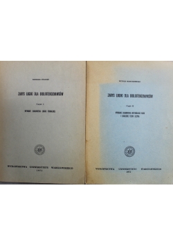 Zarys Logiki dla Bibliotekoznawców 2 Części