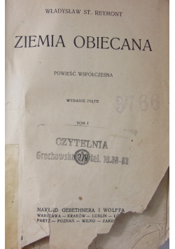 Ziemia obiecana, 1927r.