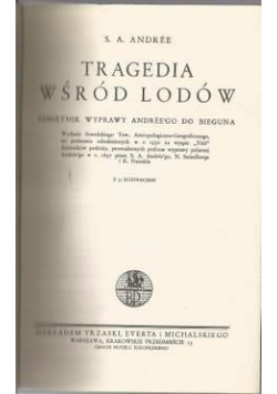Tragedia wśród lodów, 1930 r.