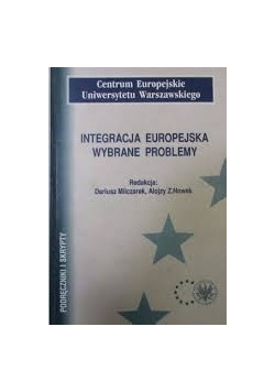 Integracja europejska wybrane problemy