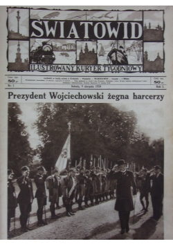 ygodnik Ilustrowany Światowidnr. 1-21, 1924 r.