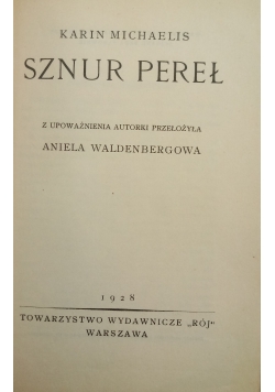 Sznur Pereł ,1928 r.