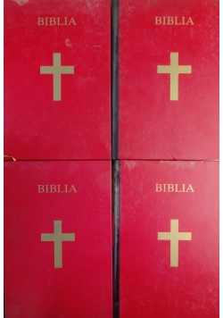 Biblia ,zestaw 4 książek