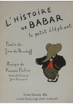 L'Histoire de Babar le petit elephant