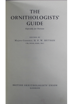 The Ornithologists Guide