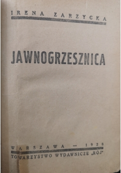 Jawnogrzesznica 1928 r.